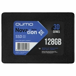 Внутренний жесткий диск Qumo Novation [Q3DT-128GMCY] (SSD (твердотельные), 128 ГБ, 2.5 дюйма, SATA)