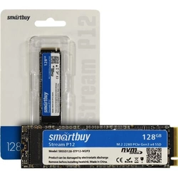 Внутренний жесткий диск SmartBuy P12L SBSSD128-STP12L-M2P3 (SSD (твердотельные), 128 ГБ, M.2, PCIe)