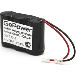 Батарейка GoPower T157 PC1 NI-MH 300mAh 00-00015306