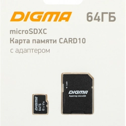 Флеш (Flash) карты Digma DGFCA064A01 (64 ГБ)
