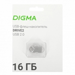 USB флешка (Flash) Digma DRIVE2 DGFUM016A20SR (16 ГБ)
