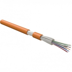 Оптический кабель Hyperline Кабель волоконно-оптический 50/125 (OM2) многомодовый 8 волокон FO-DT-IN-50-8-HFLTx-OR