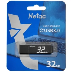 USB флешка (Flash) Netac U351 #NT03U351N-032G-30BK (32 ГБ)
