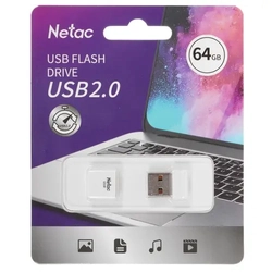 USB флешка (Flash) Netac U116 #NT03U116N-064G-20WH (64 ГБ)