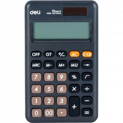 Калькулятор deli EM120 Black EM120BLACK
