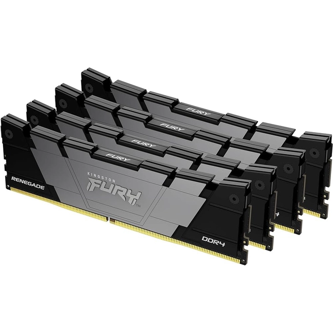 ОЗУ Kingston FURY Renegade Black KF432C16RB2K4/32 (DIMM, DDR4, 32 Гб (4 х 8 Гб), 2666 МГц)
