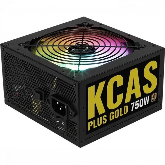 Блок питания Aerocool KCAS PLUS GOLD 750W RGB (750 Вт)