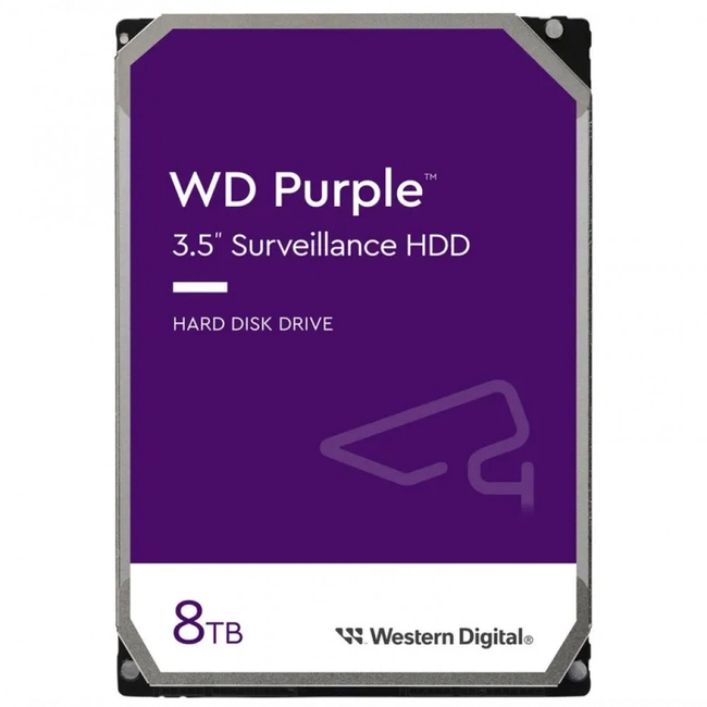 Внутренний жесткий диск Western Digital Purple WD85PURZ (HDD (классические), 8 ТБ, 3.5 дюйма, SATA)