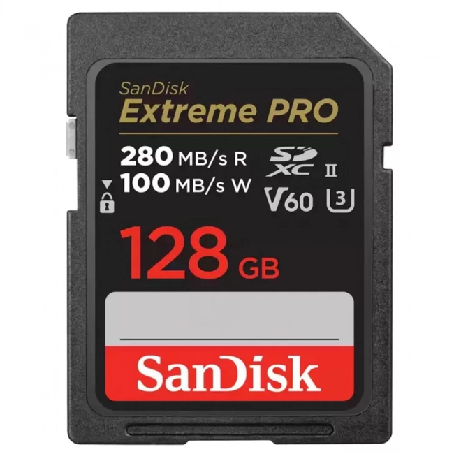 Флеш (Flash) карты SanDisk Extreme Pro SDSDXEP-128G-GN4IN (128 ГБ)