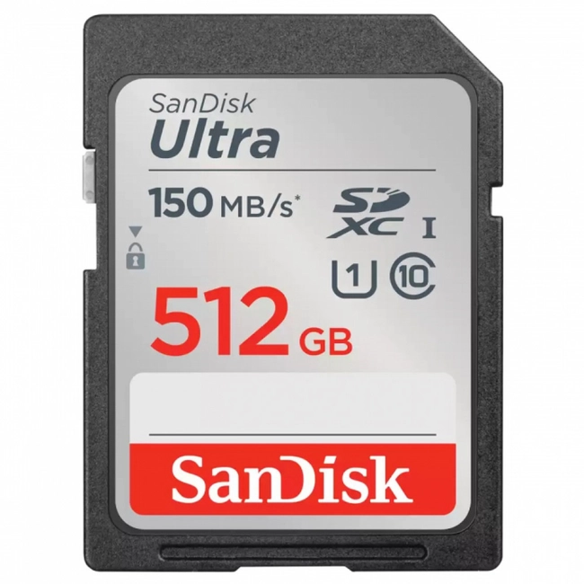 Флеш (Flash) карты SanDisk Ultra SDXC Class 10 SDSDUNC-512G-GN6IN (512 ГБ)