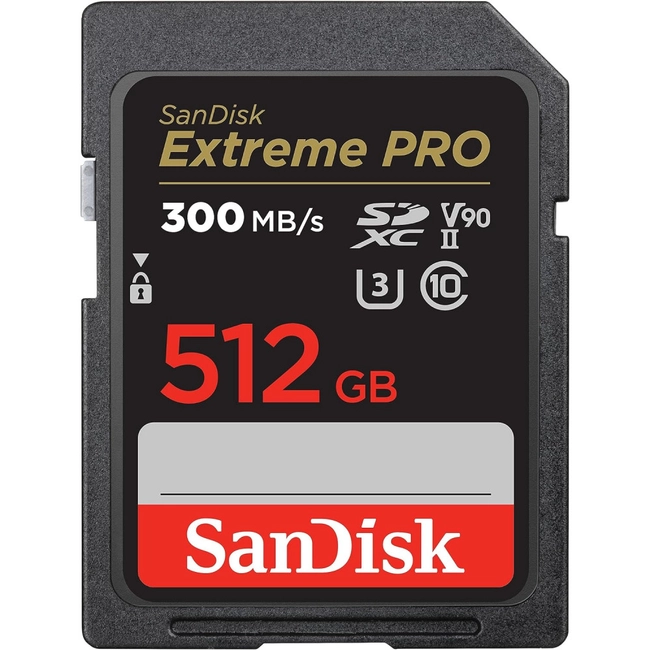 Флеш (Flash) карты SanDisk Extreme PRO SDSDXDK-512G-GN4IN (512 ГБ)
