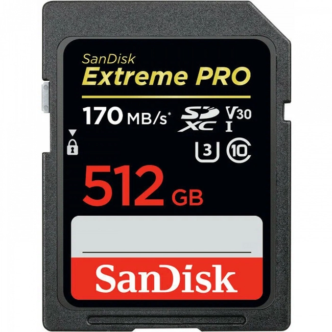Флеш (Flash) карты SanDisk Extreme Pro SDSDXEP-512G-GN4IN (512 ГБ)
