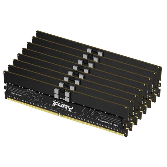 ОЗУ Kingston Renegade Pro RDIMM Black EXPO KF556R28RBE2K8-256 (DIMM, DDR5, 256 Гб (8 х 32 Гб), 5600 МГц)