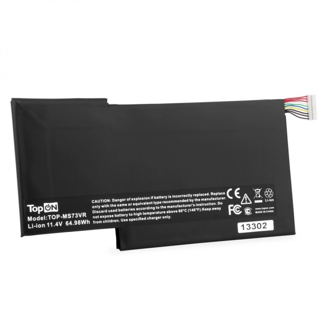 Аккумулятор для ноутбука TopON TOP-MS73VR 103391