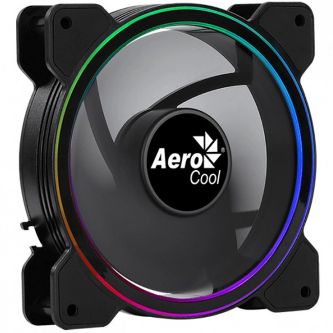Охлаждение Aerocool SATURN 12 FRGB BLACK (Для системного блока)