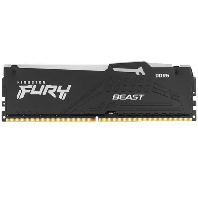 ОЗУ Kingston FURY Beast Black AMD RGB KF552C36BBEA-32 (DIMM, DDR5, 32 Гб, 5200 МГц)