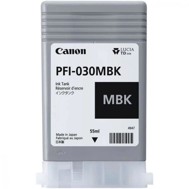 Картридж для плоттеров Canon PFI-030BK Матовый черный 55 мл 3488C001