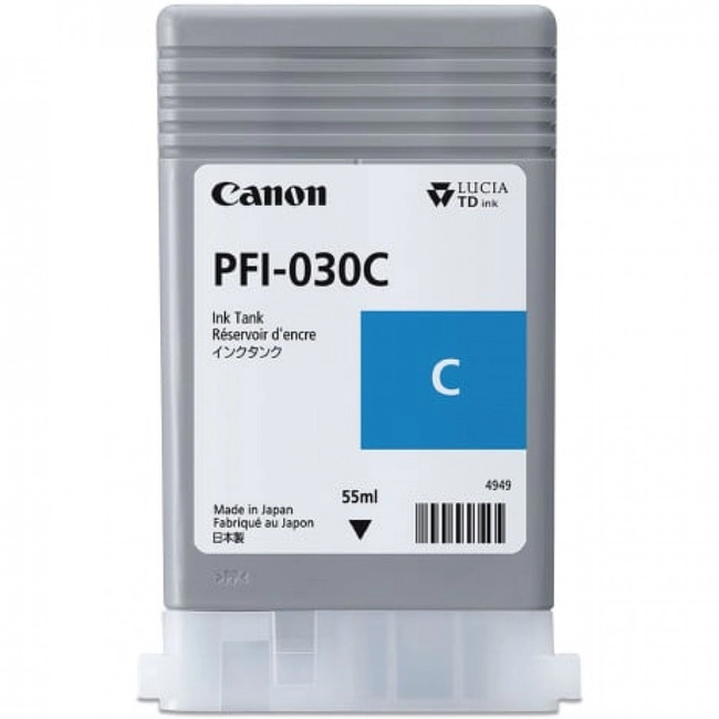 Картридж для плоттеров Canon PFI-030C Синий 55 мл 3490C001