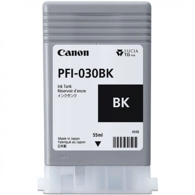 Картридж для плоттеров Canon PFI-030BK Чёрный 55 мл 3489C001