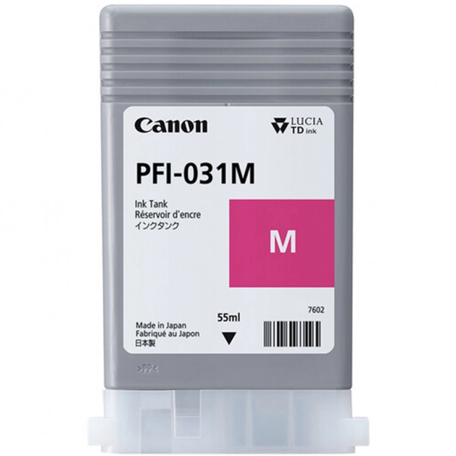 Картридж для плоттеров Canon PFI-031M Пурпурный 55 мл 6265C001