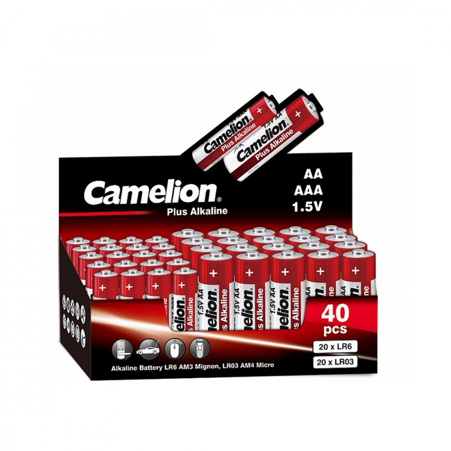 Батарейка CAMELION Plus Alkaline 20LR6+20LR03 20LR6+20LR03-SP4-CB