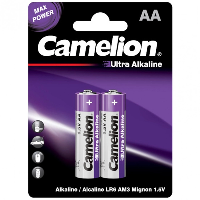 Батарейка CAMELION Ultra Alkaline LR6-BP2UT