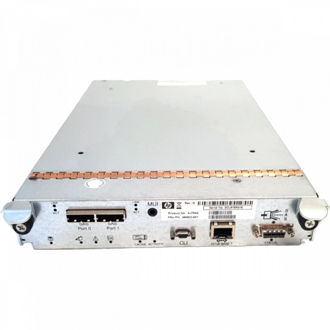 Опция для системы хранения данных СХД HPE MSA 2000sa Modular Smart Array Controller AJ754A (Контроллер СХД)