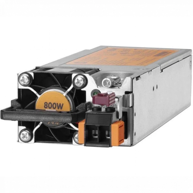 Серверный блок питания HPE 800W Flex Slot Titanium Hot Plug Power Supply Kit 720482-B21 (1U, 800 Вт)