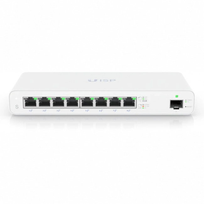 Коммутатор Ubiquiti UISP-S (1000 Base-T (1000 мбит/с), 1 SFP порт)