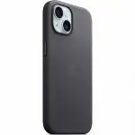 Аксессуары для смартфона Apple Чехол для iPhone 15 FineWoven Case with MagSafe - Black MT393ZM/A