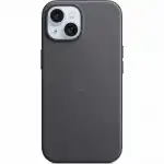 Аксессуары для смартфона Apple Чехол для iPhone 15 FineWoven Case with MagSafe - Black MT393ZM/A