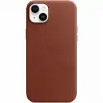 Аксессуары для смартфона Apple Чехол для iPhone 14 Plus Leather Case with MagSafe - Umber MPPD3ZM/A