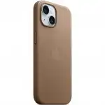 Аксессуары для смартфона Apple Чехол для iPhone 15 FineWoven Case with MagSafe - Taupe MT3C3ZM/A