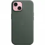 Аксессуары для смартфона Apple Чехол для iPhone 15 FineWoven Case with MagSafe - Evergreen MT3J3ZM/A