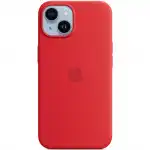 Аксессуары для смартфона Apple Чехол для  iPhone 14 Silicone Case with MagSafe - (PRODUCT)RED MPRW3ZM/A