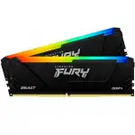 ОЗУ Kingston Fury Beast RGB KF437C19BB2AK2/16 (DIMM, DDR4, 16 Гб (2 х 8 Гб), 3733 МГц)