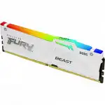 ОЗУ Kingston Fury Beast White RGB KF560C40BWA-16 (DIMM, DDR5, 16 Гб, 6000 МГц)