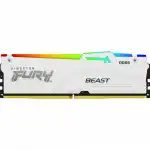 ОЗУ Kingston Fury Beast White RGB KF560C40BWA-16 (DIMM, DDR5, 16 Гб, 6000 МГц)