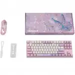 Клавиатура Varmilo VEM87 Dreams On Board 87Key EC V2 Rose A33A030B0A3A17A028 (Проводная, USB)