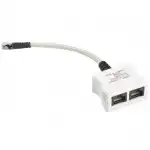 Сетевое устройство Hyperline Разветвитель RJ-45 SPL-YT4-E2-U2 (Сплиттер)