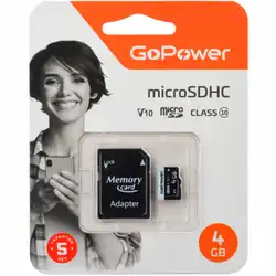 Флеш (Flash) карты GoPower 00-00025672 (4 ГБ)