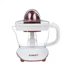 Соковыжималка Scarlett SC-JE50C06 White/red (Центробежная, 25 Вт)