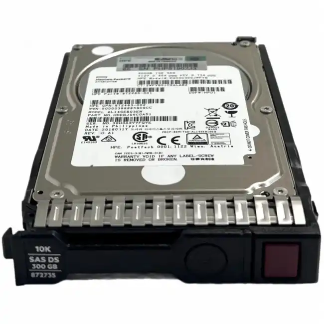 Серверный жесткий диск HPE 300GB SAS 12G 10K SFF 872475-B21 (HDD, 2,5 SFF, 300 ГБ, SAS)