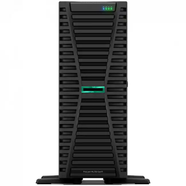 Сервер HPE ProLiant ML350 Gen11 P53567-421 (Tower, Xeon Silver 4410Y, 2000 МГц, 12, 30, 1 x 32 ГБ, SFF 2.5")