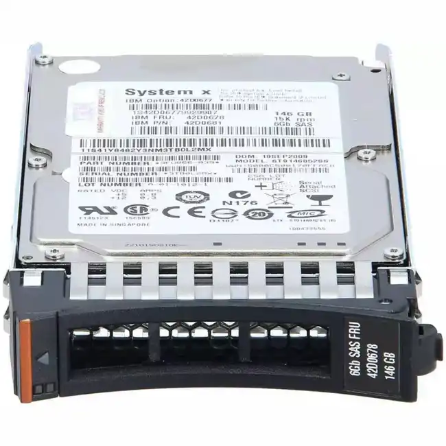 Серверный жесткий диск IBM 146GB 15K SAS 2.5 HDD 42D0678 (HDD, 2,5 SFF, 146 ГБ, SAS)