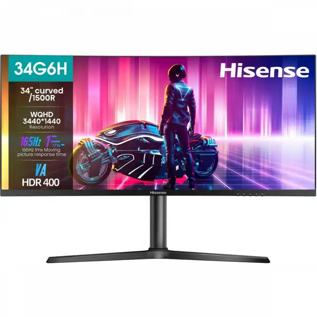 Монитор Hisense 34G6H (34 ", VA, WQHD 3440x1440 (21:9), 165 Гц)