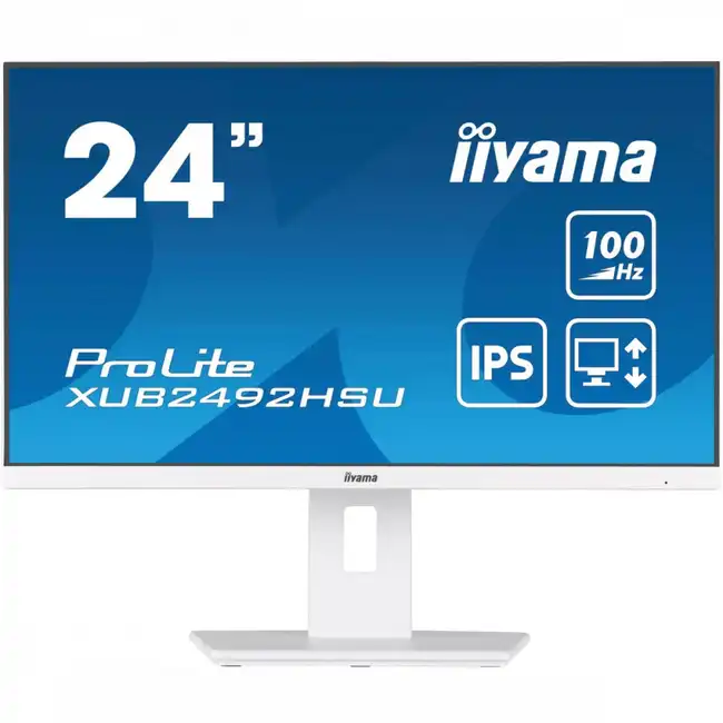 Монитор IIYAMA ProLite XUB2492HSU-W6 (23.8 ", IPS, FHD 1920x1080 (16:9), 100 Гц)