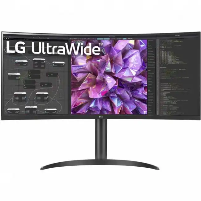 Монитор LG 34WQ75C-B 34WQ75C-B.ARUZ (34 ", IPS, WQHD 3440x1440 (21:9), 60 Гц)