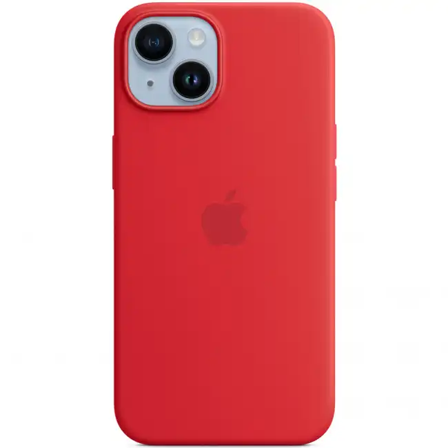 Аксессуары для смартфона Apple Чехол для  iPhone 14 Silicone Case with MagSafe - (PRODUCT)RED MPRW3ZM/A