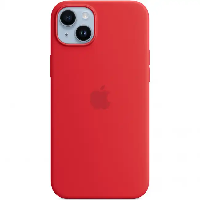 Аксессуары для смартфона Apple Чехол для iPhone 14 Plus Silicone Case with MagSafe - (PRODUCT)RED MPT63ZM/A